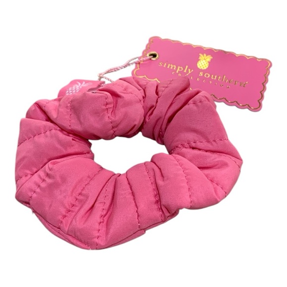 Simply Southern “The Puff” Pink Scrunchie - Picture 1 of 2
